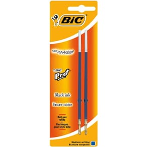 Pennpatron Bläck BIC Medium Blå, 2/fp