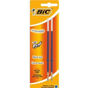 Pennpatron Bläck BIC Medium Blå, 2/fp