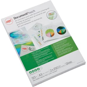 Lamineerhoes GBC Document, A3, 500 micron (2 x 250 micron), 50 st