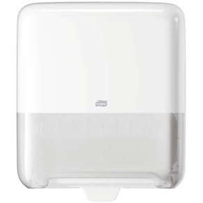 Papirhåndklædedispenser Tork Matic H1, hvid, 337x203x372 mm