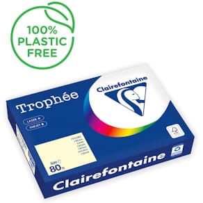 Kopierpapier Clairefontaine Trophée, A4, 80 g, 500 Blatt, sand