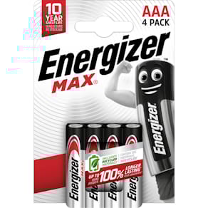 Batterie Energizer Max AAA Micro, 4 Stück