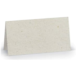 Tischkarte Rössler Paperado, 10 x 10 cm, Terra Vanilla