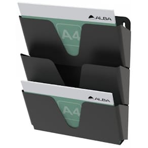Blankettfack ALBA 3st metal fack svart