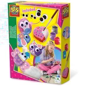 Bastelset SES Creative Steine bemalen, Girly