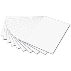 Tonpapier Folia, 50x70 cm, weiß, 130 g/m², 10 Blatt