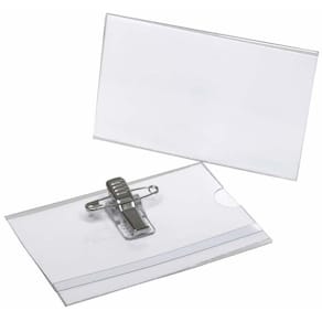 Etiketter Bantex hvid, pakke 50 stk