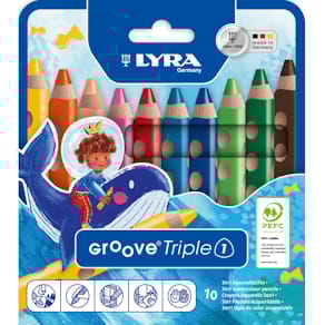 Farbstiftetui LYRA Groove, 10 St., sortiert