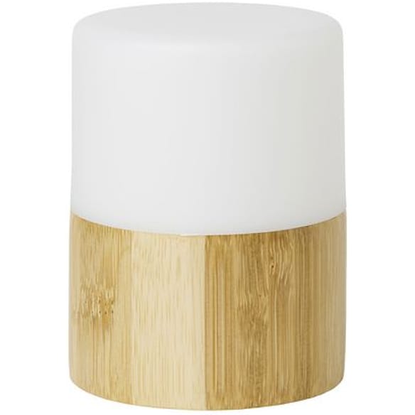 Lysholder DUNI Ø75x105mm Bamboo bright 4st