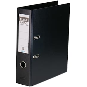 Ordner Elba rado plast A4 8 cm PVC, schwarz