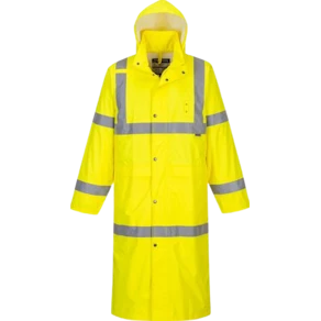 Varselregnrock Hi-Vis 122cm gul kl3 XL