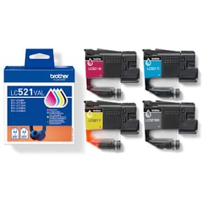 Bläckpatron BROTHER LC521VAL CMYK
