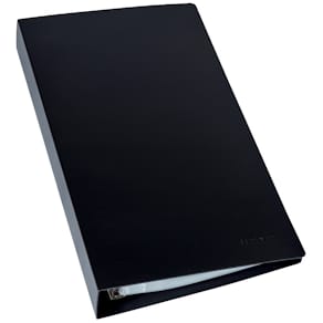 Visitenkartenbuch Donau 4R 20 mm, schwarz