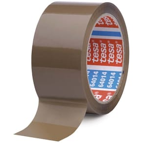 Pakketape tesa 64014 brun 50x66 m, støjsvag, 45 µm