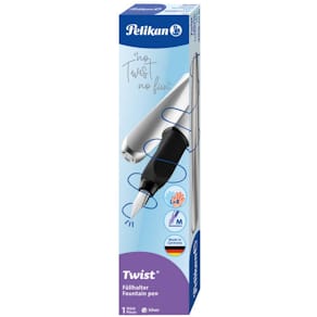 Füller Pelikan Twist P457M, Patrone, M, silber