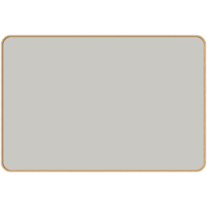 Lintex FRAME Glastavla, SILK-GLASS®, 1500 × 1000 × 50 mm, Shy 120