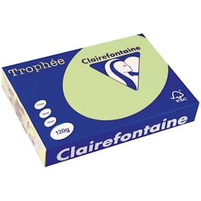 Gekleurd papier Clairefontaine Trophée Pastel, A4, 120 g, 250 vel