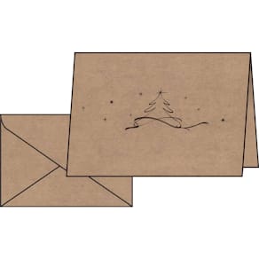 Weihnachtskarten Sigel Weihn.Design, 10 St., Christmas tree