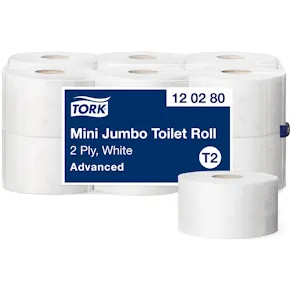 Toalettpapper TORK Jumbo Advanced T2 170m/rl 12/FP
