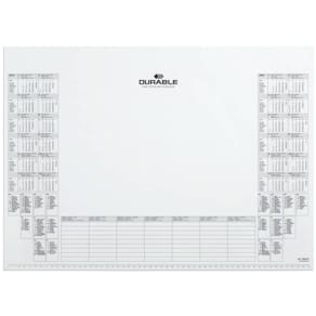 Kalenderblock Durable, weiß