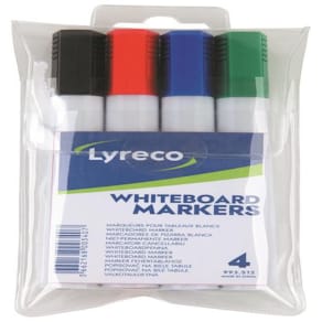 Whiteboardpenna LYRECO drywipe sned 4/fp