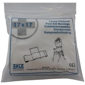 Första förband 17x17cm