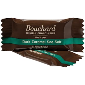 Chokolade, Bouchard Caramel + seasalt Flowpack pakke på 1 kg