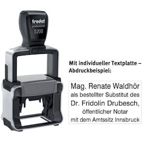 Selbstfärbestempel Trodat Professional 5200, mit Gutschein