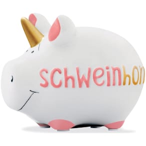 Spardose KCG Schweinhorn, Schwein, klein