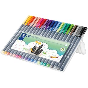 Feinliner STAEDTLER triplus, sortiert, Box mit 20 Farben