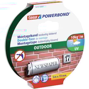 Montageband tesa Powerbond Outdoor, 19 mm x 5 m