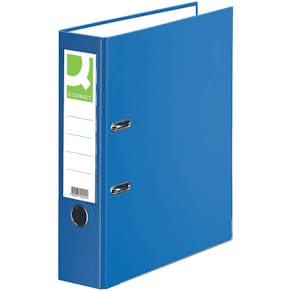 Hebelordner Q-CONNECT PP A4 80 mm, blau