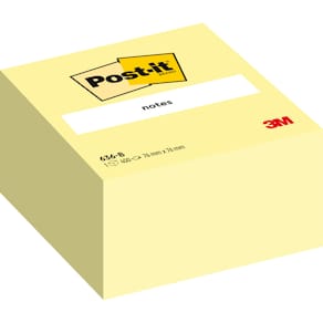 Haftnotizblock Post-it Würfel, 76x76mm, gelb