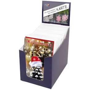 Weihnachtskarte PAPER STYLE Winter Nights, inkl. Umschlag, bunt