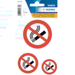 Hinweisetiketten HERMA Nicht rauchen