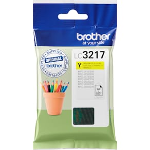 Bläckpatron BROTHER LC3217Y gul
