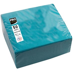 Servetter PRONAPPE 20x20cm turkos 50/fp