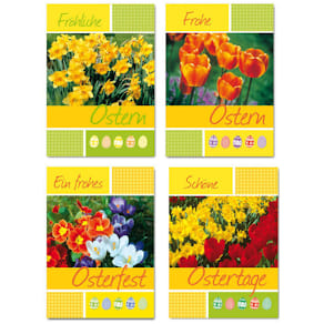 Postkarte Noname, Ostern, sortiert, bunt