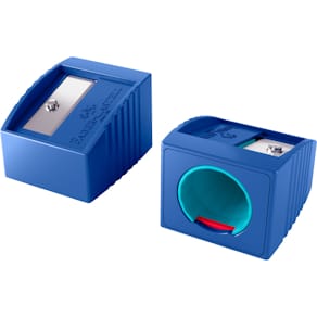 Bleistiftspitzer Faber-Castell Grippy, blau