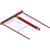 Archiefbinder Bankers Box D-clip, doos van 100 stuks, rood