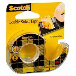 Scotch Dubbelhäftande tejp 665, 6,3 m x 12 mm