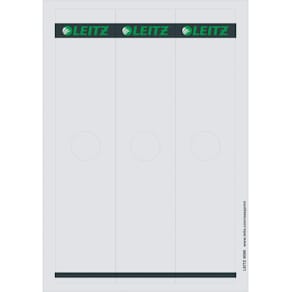 Rückenschild Leitz, grau