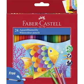 Akvarellpenna Faber-Castell, 24 färger