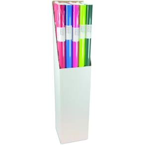 Packpapierrolle WEROLA, 60 g/m², 100 cm x 4 m, sortiert