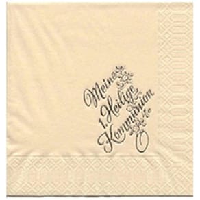 Motivserviette, 33 x 33 cm, Kommunion