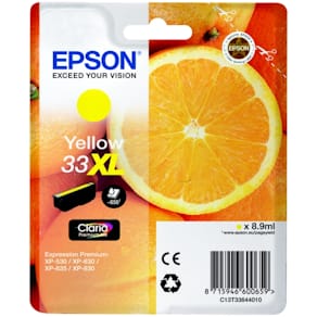 Epson 33XL - 8.9 ml - XL - gul - original