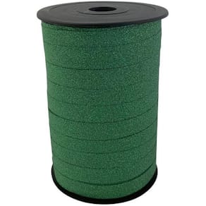 Gavebånd glitter grønn 100m x 10mm