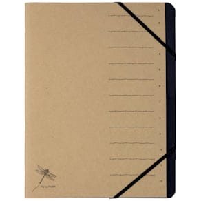 Ordnungsmappe PAGNA Pur, 12 Fächer, natur