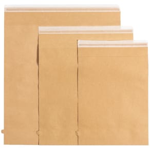 Papir forsendelsespose Master'in 250x350 mm, brun, FSC, 350 stk