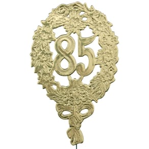 Jubiläumszahl DEMMLER, 85, gold